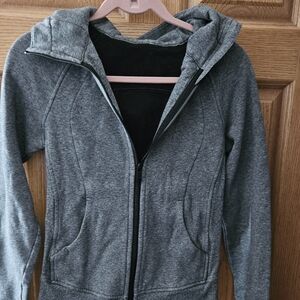 Lululemon Athletica Gray Zip-Up Jacket